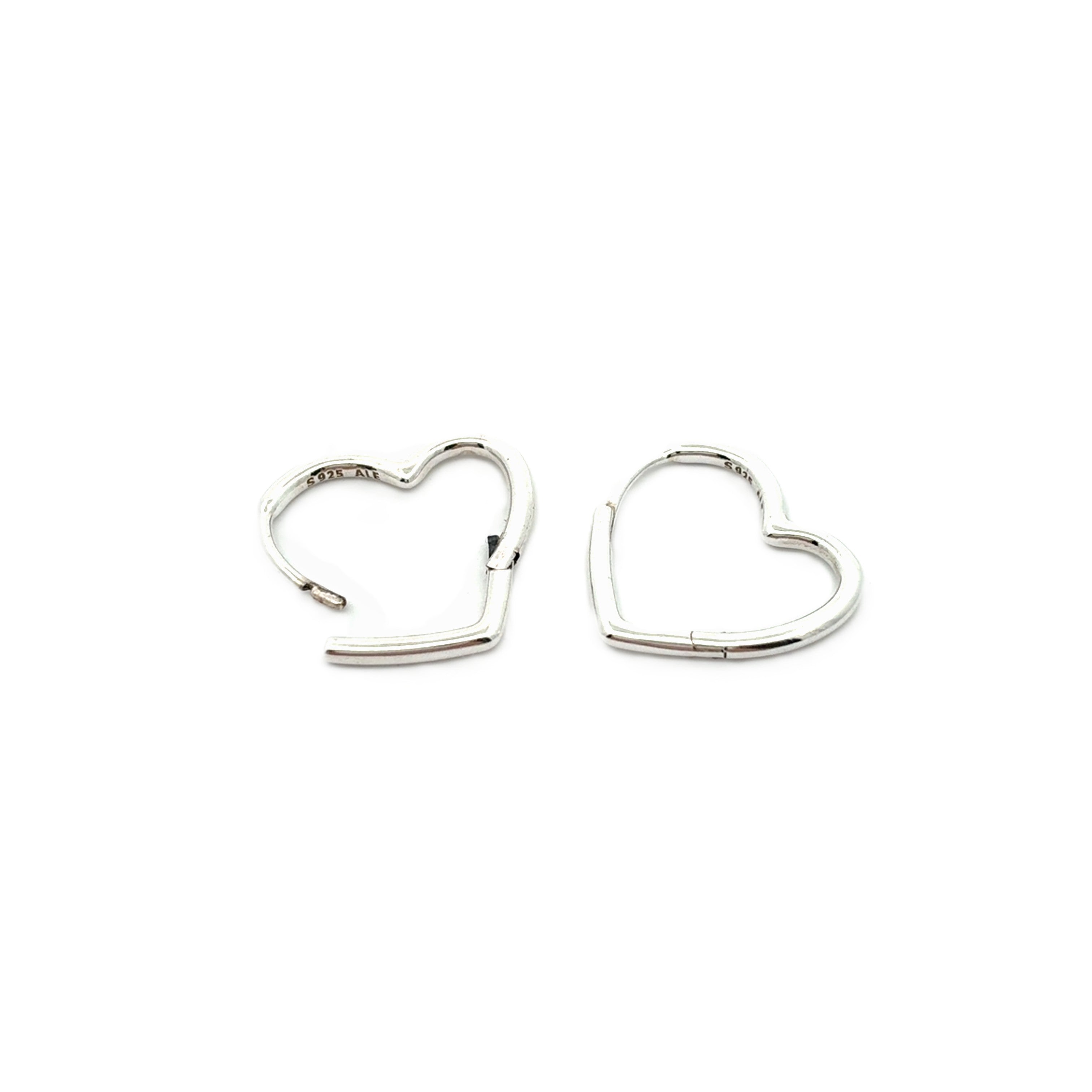 Pandora Ohrringe Creolen Herz Damen 925 Sterling SIlber 234794