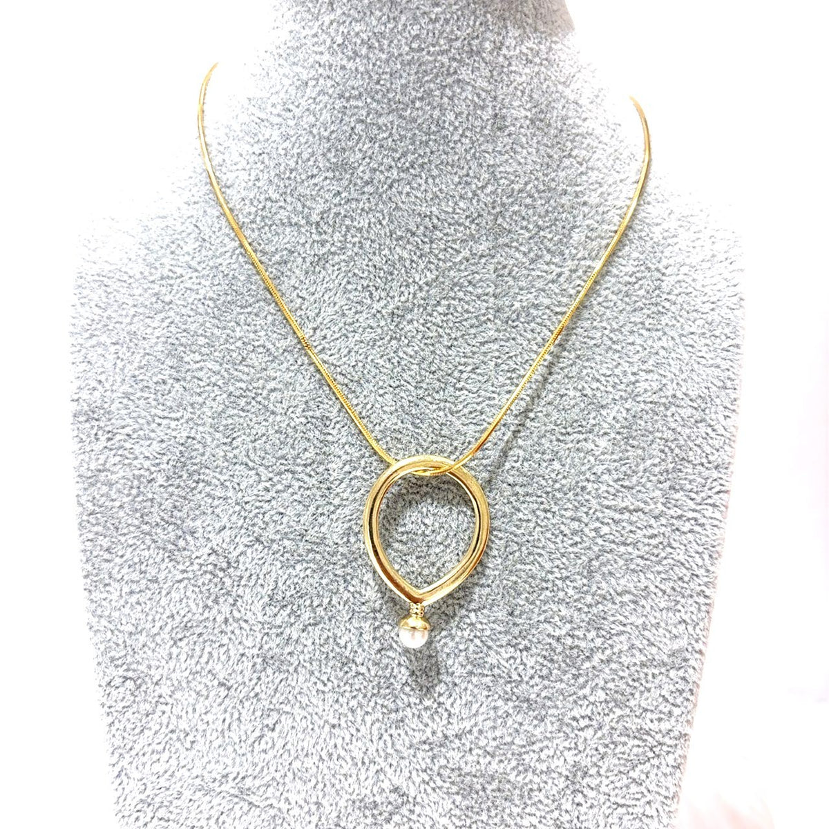 Anhänger Gelb Gold 585 14kt mit Perle (ohne Kette)