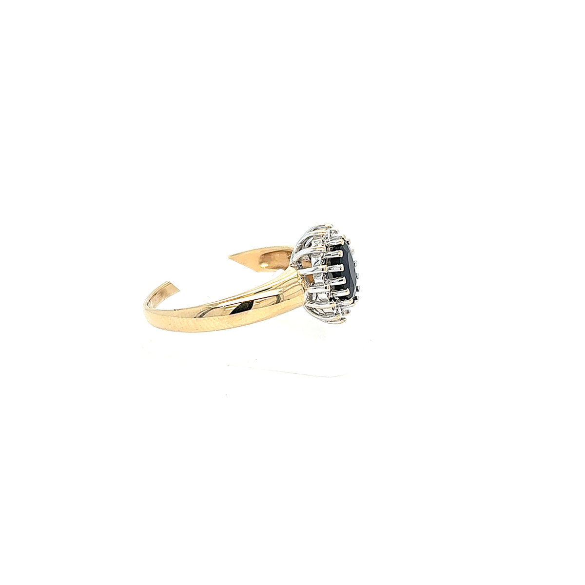 Ring Gold 585 14 kt Brillanten Saphir Damen