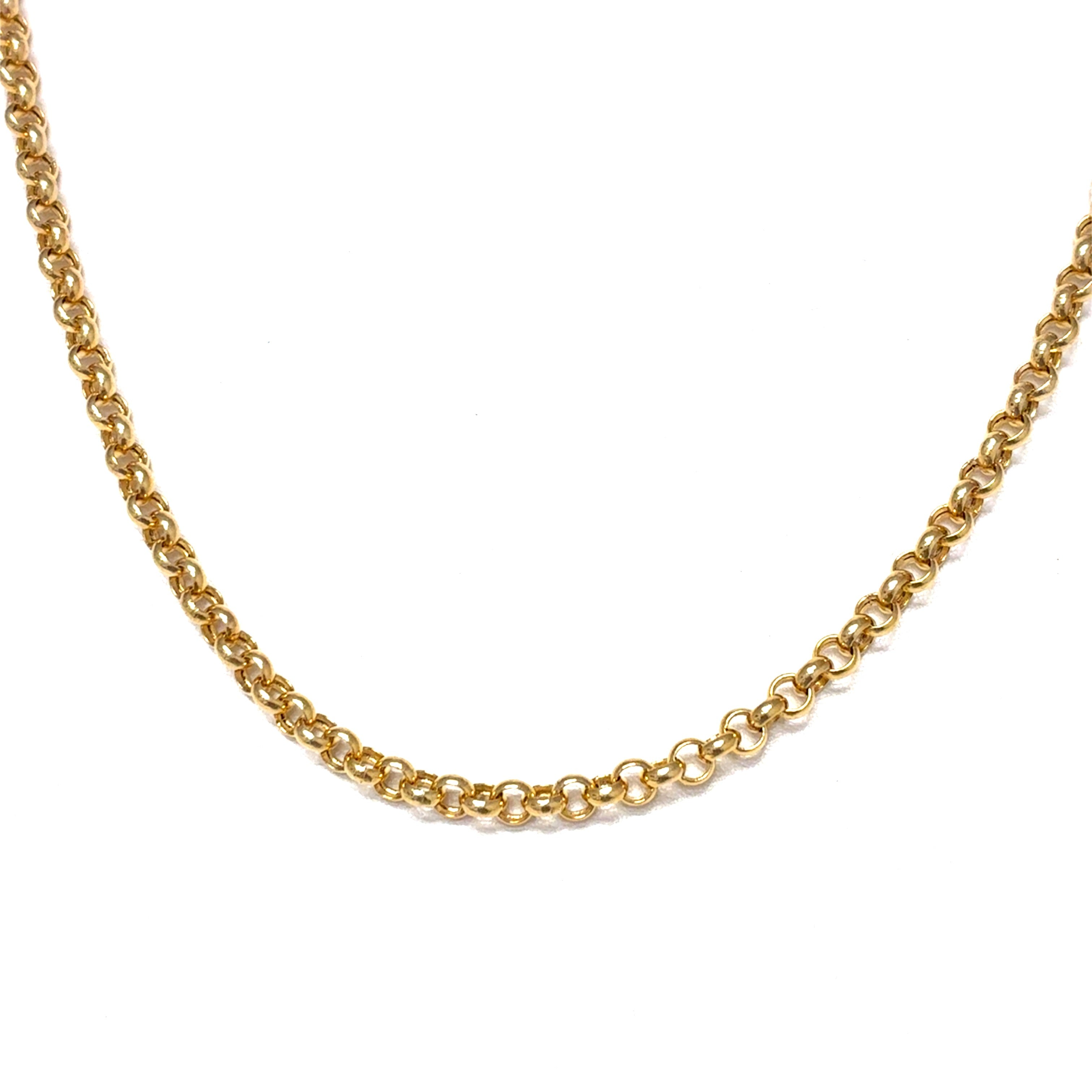Erbs Kette Gelb Gold 585 14 kt L: 54 cm 237430