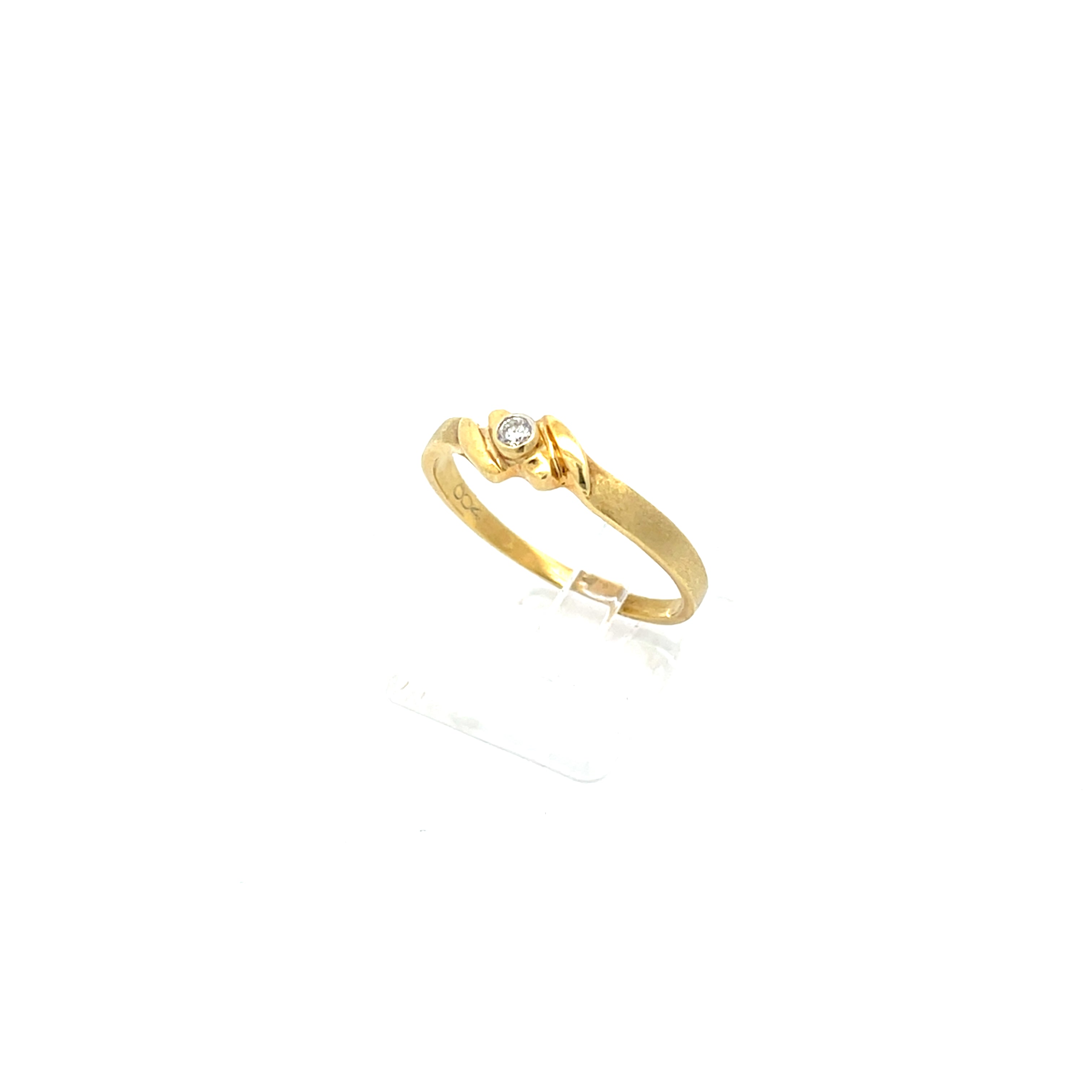 Brillanten Ring Gelb Gold 585 14 Karat