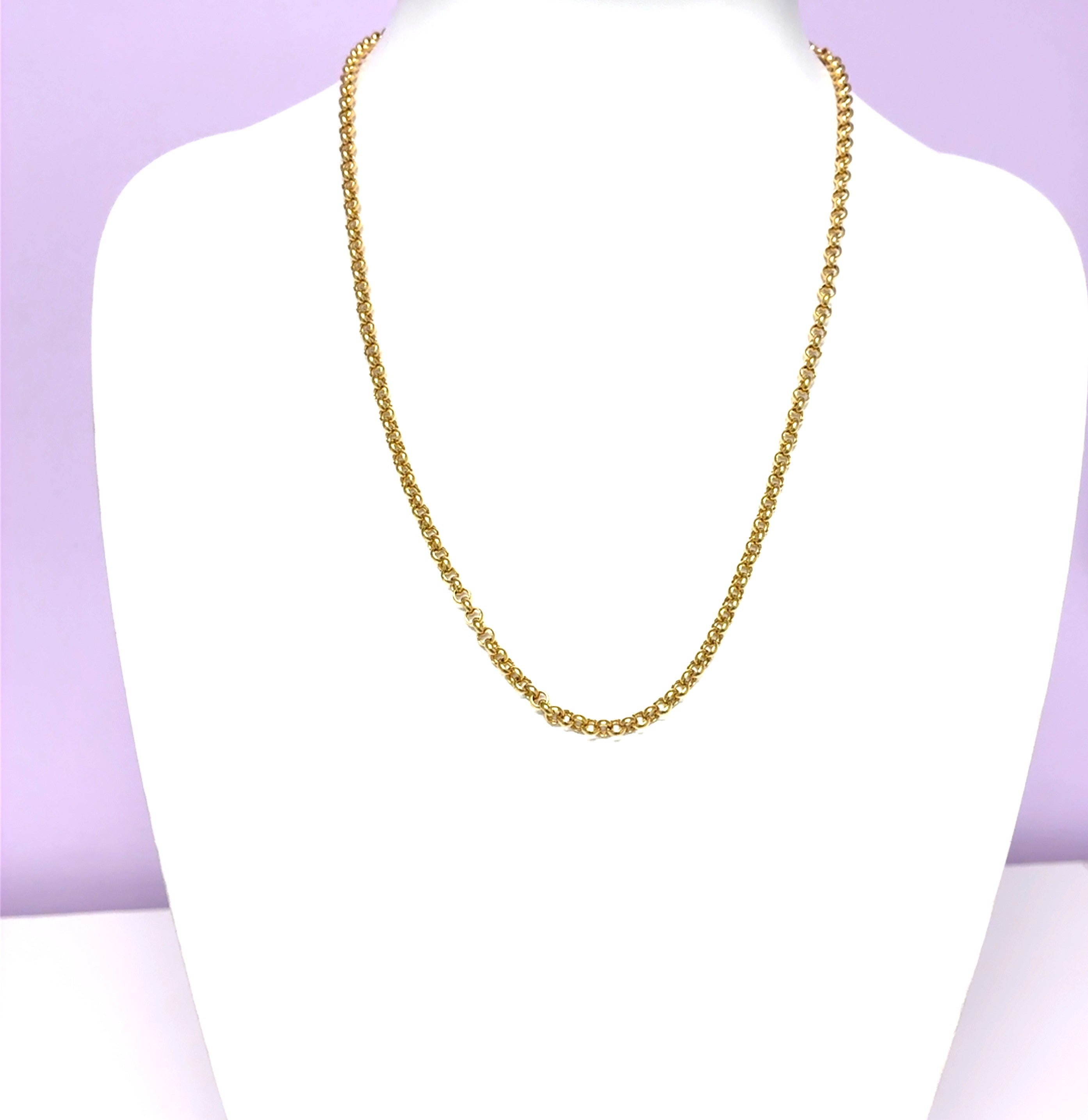 Erbs Kette Gelb Gold 585 14 kt L: 54 cm 237430