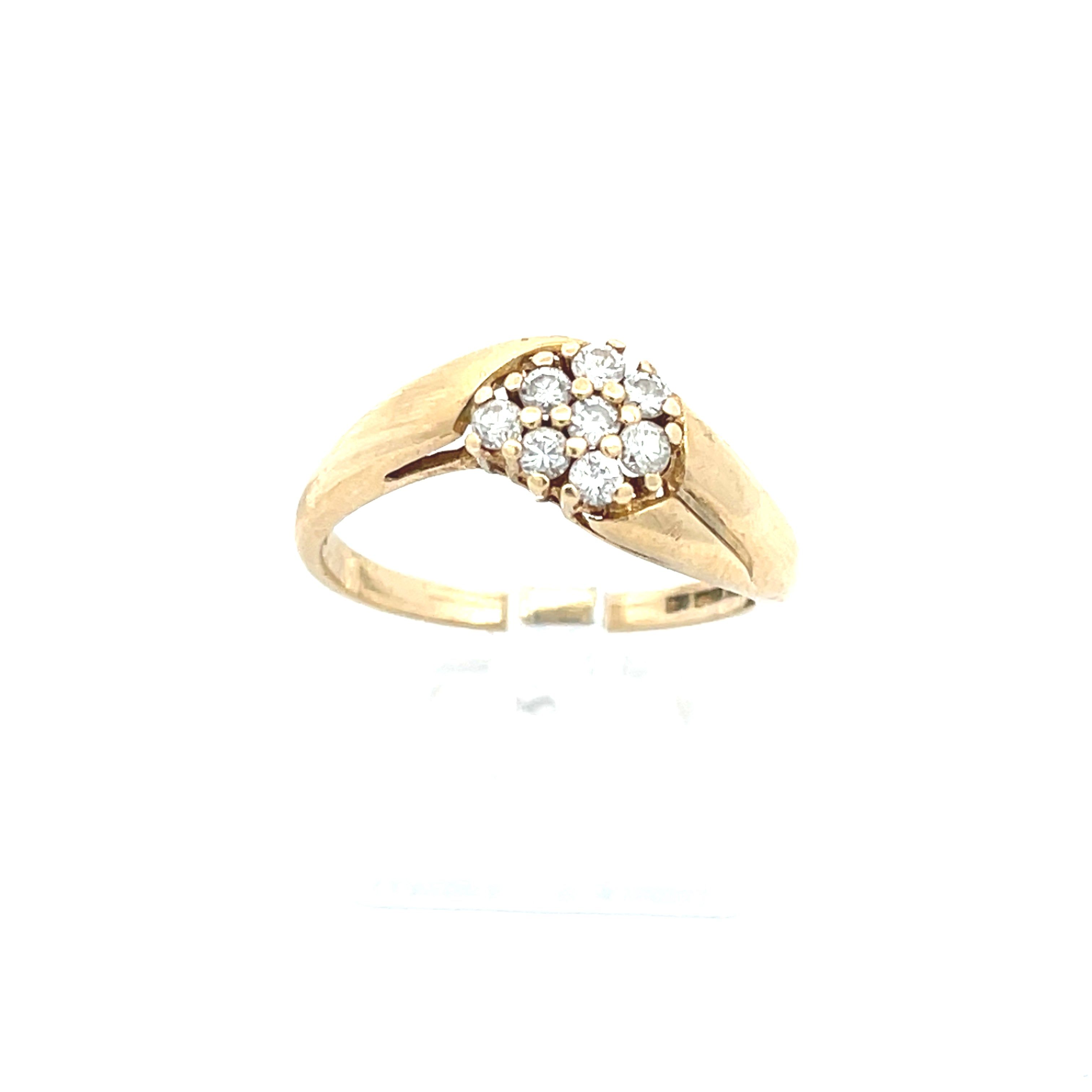 Brillanten Ring Gelb Gold 585 14 Karat Diamanten