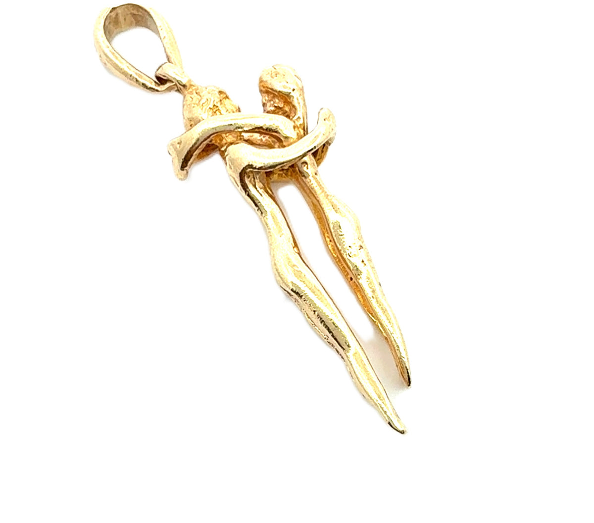 Kettenanhänger Gelbgold "Umarmung" 585/14kt