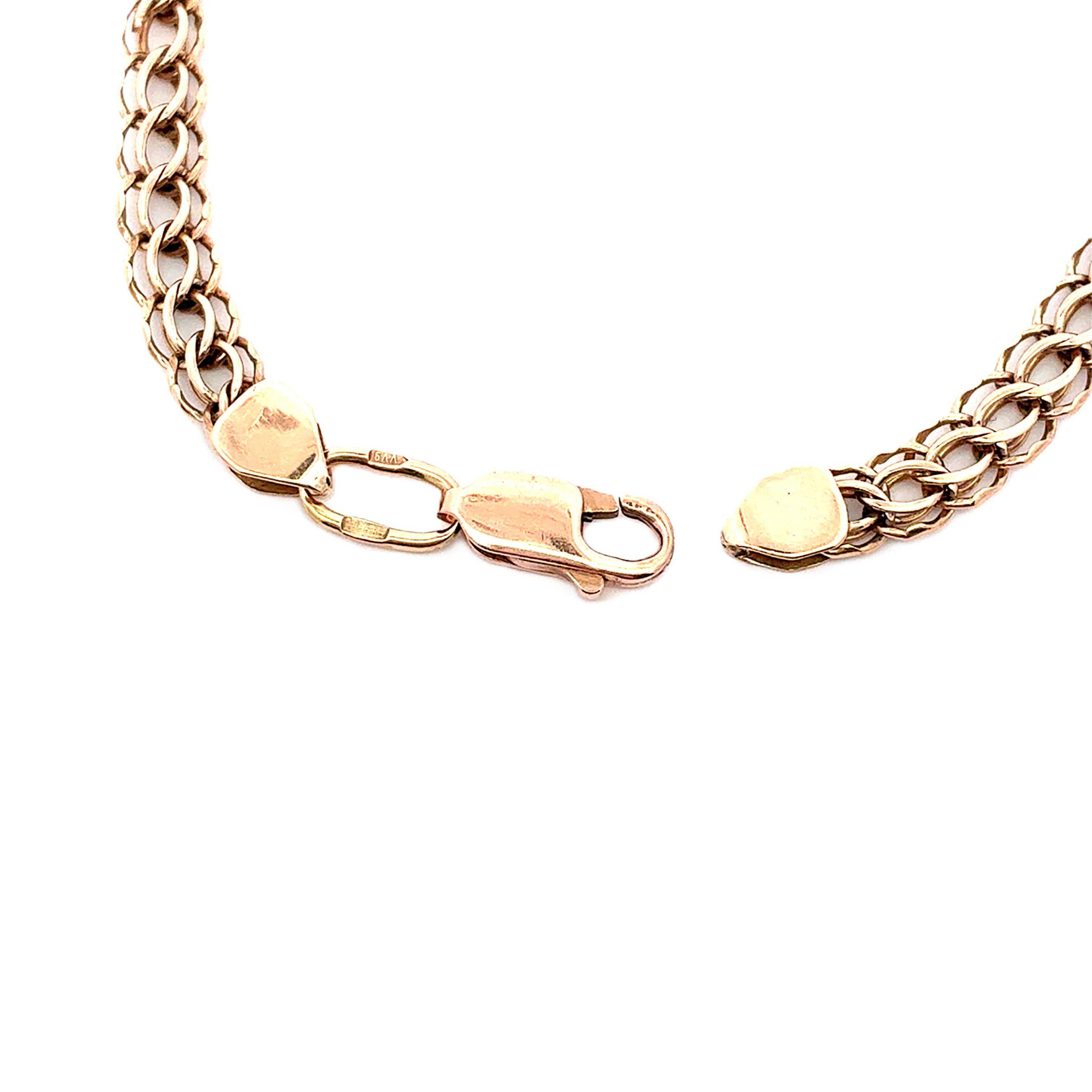 Unisex Armband Rotgold 585/14 kt Schmuck