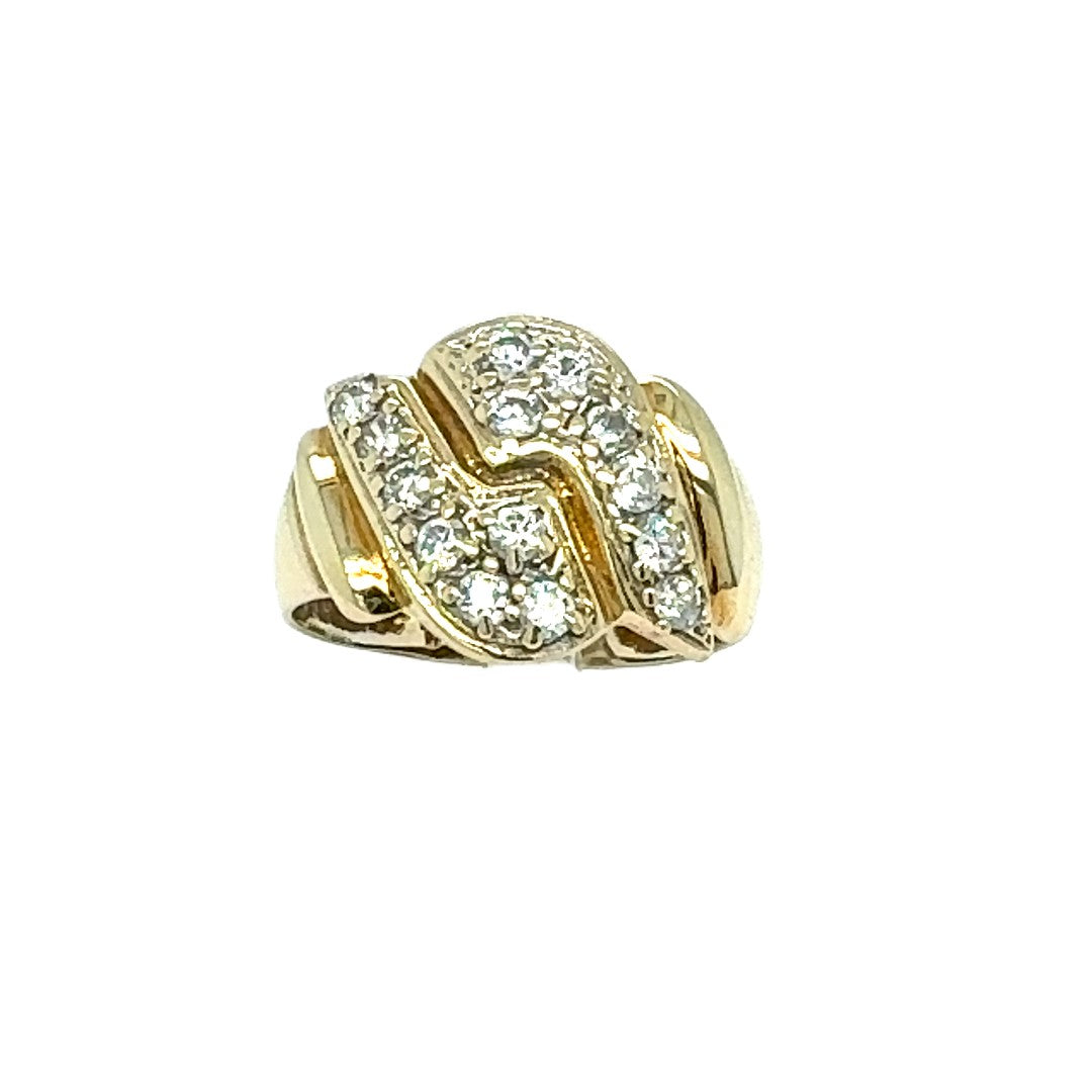 Ring Gelbgold 585/14kt Gr.57