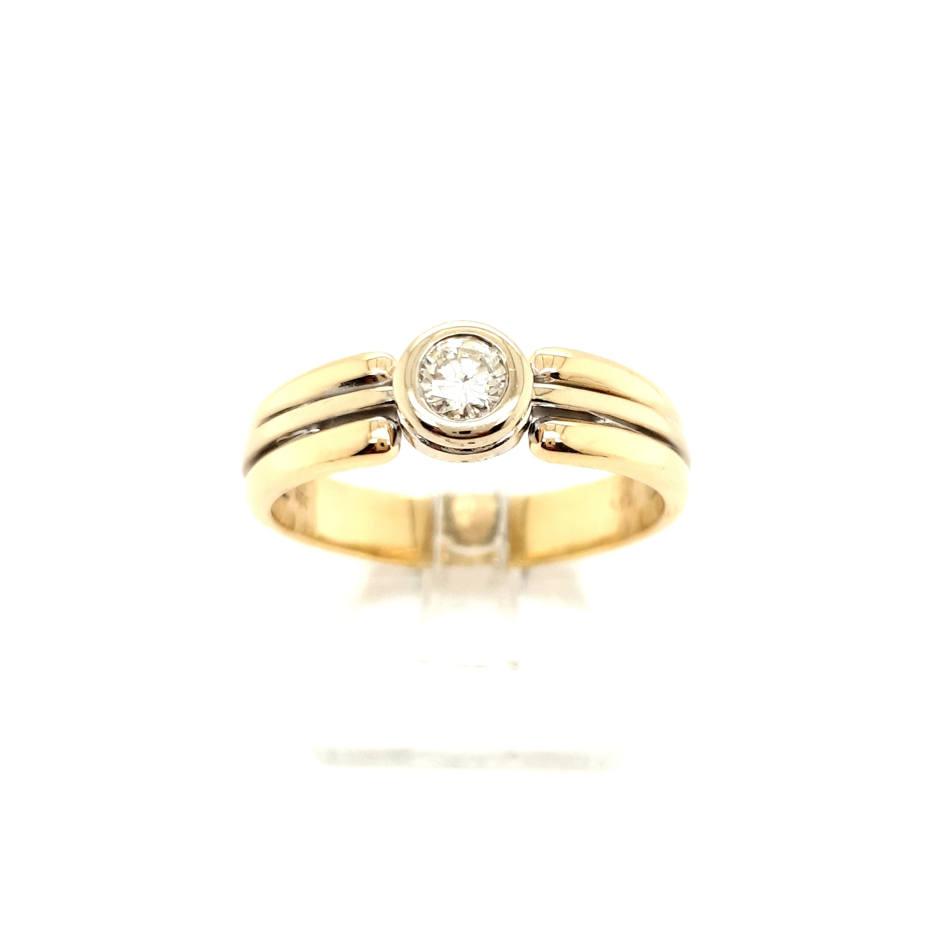 Brillant Gold Ring 585 14kt. Gr. 63