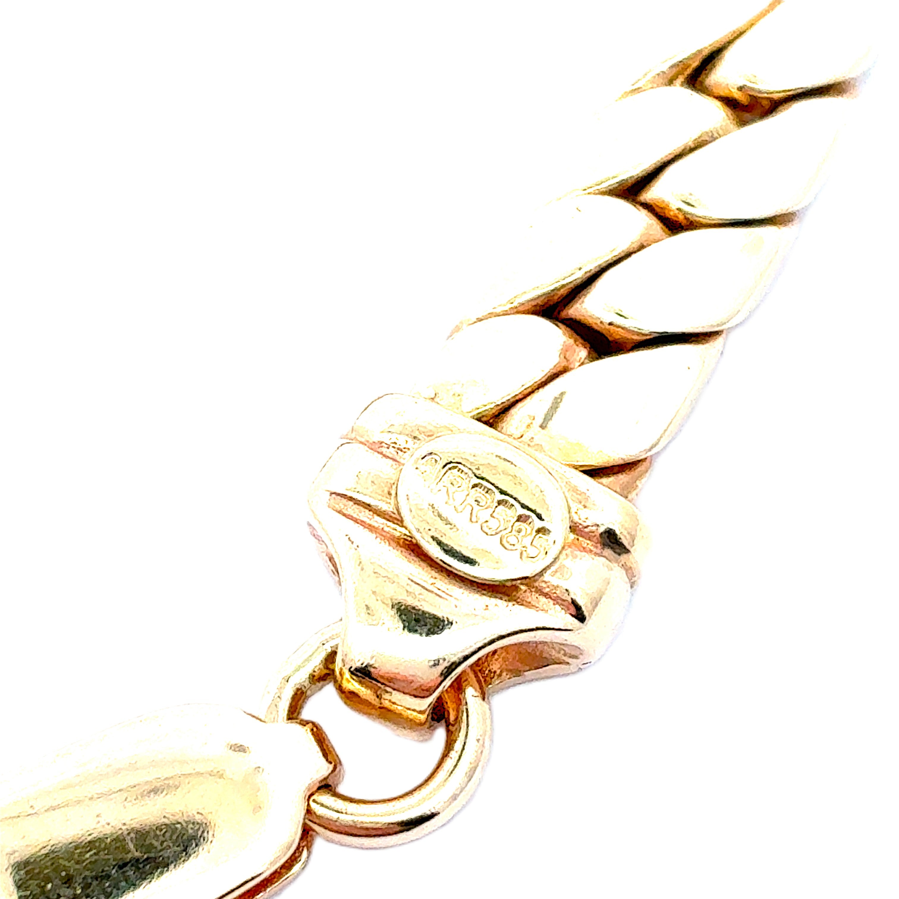 Unisex Armband Gelbgold 585/14kt ca.20,5cm