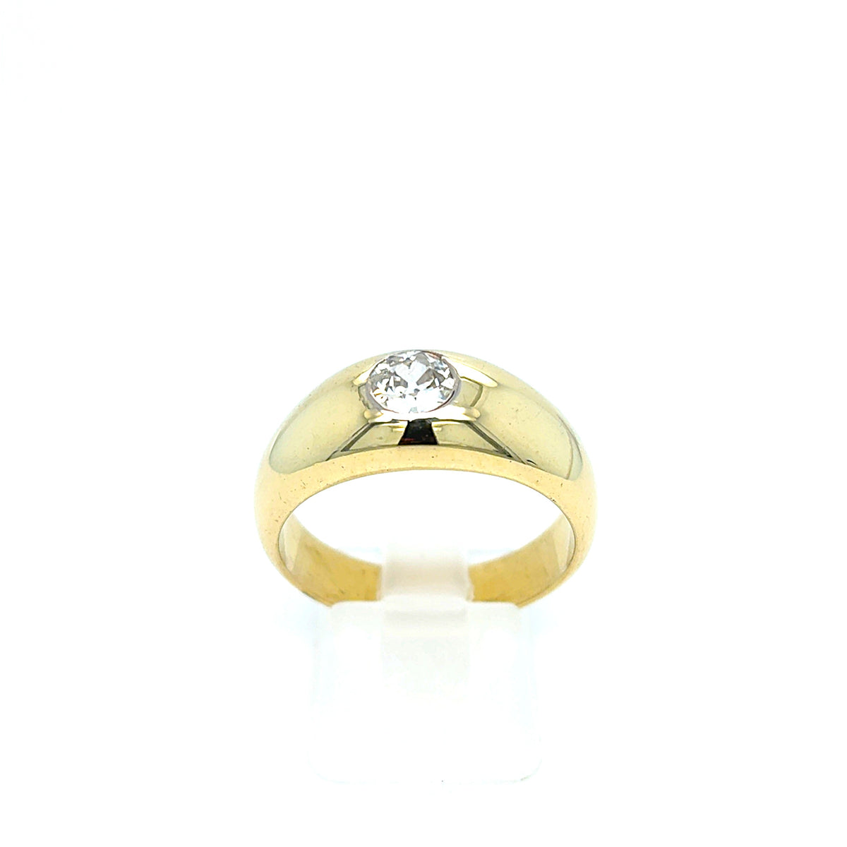 Ring Gold 585 14 kt Brillant 0,7ct Unisex