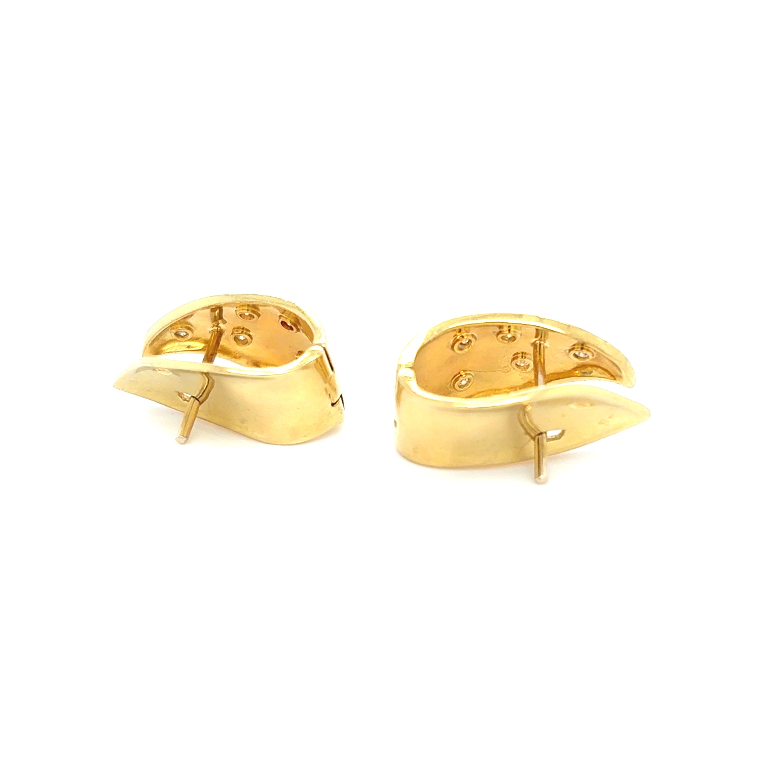 Ohrringe Gold 750 18 kt Brillanten Damen