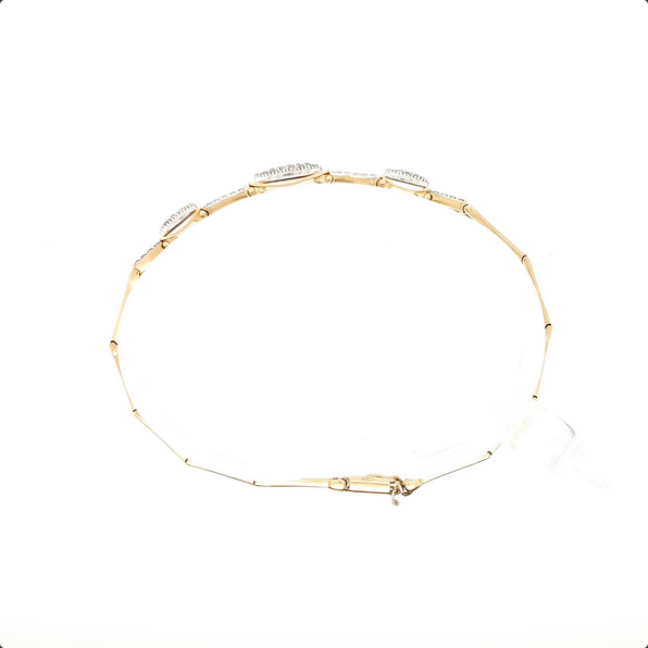 Armband Gelbgold 585 14 Karat L: 20 cm