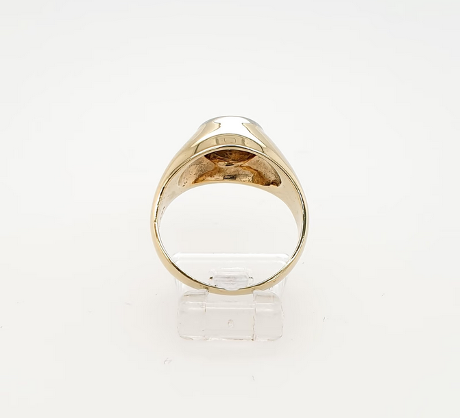 Brillant 1,0ct Solitär Ring 585 Gelbgold 14 kt Gr.53/13 Bandring