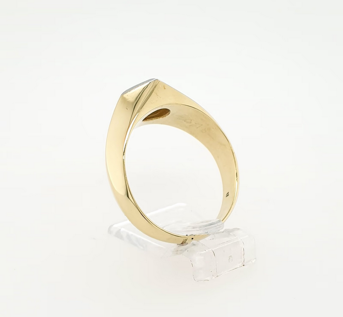 Brillant 0,18ct Solitär Ring 585 Gelbgold 14 kt Gr.63/23