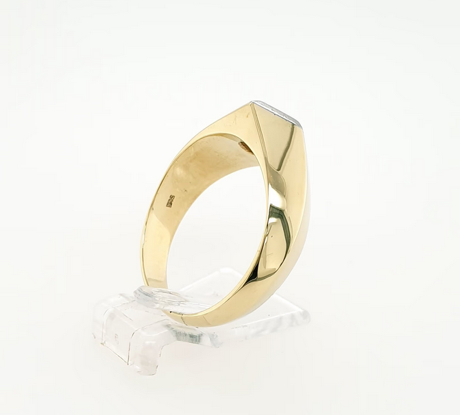 Brillant 0,18ct Solitär Ring 585 Gelbgold 14 kt Gr.63/23