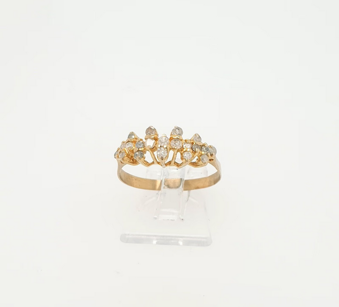 Schmuck Diamant Ring Gelbgold 750/18kt Gr. 60