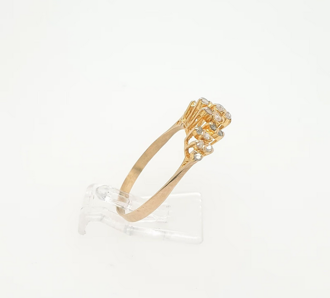 Schmuck Diamant Ring Gelbgold 750/18kt Gr. 60