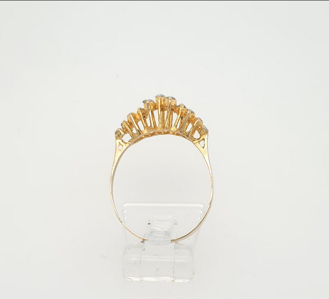 Schmuck Diamant Ring Gelbgold 750/18kt Gr. 60