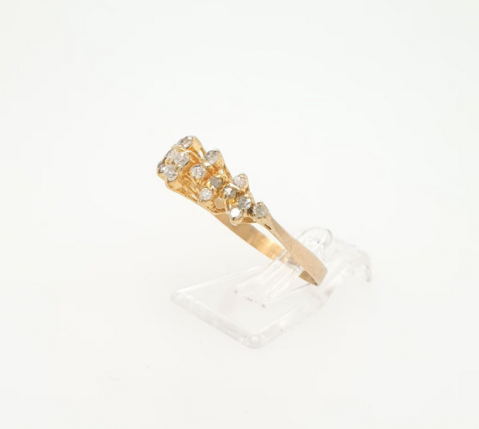 Schmuck Diamant Ring Gelbgold 750/18kt Gr. 60