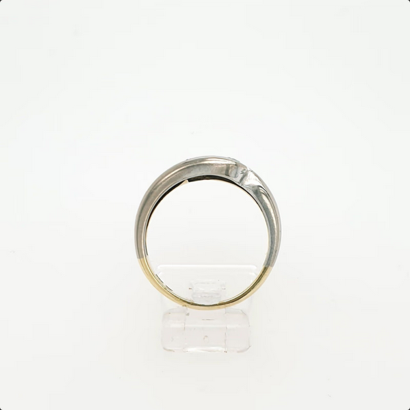 Brillantring Gelbgold Weißgold 585/14kt ca. 0,34 ct./si Gr.55