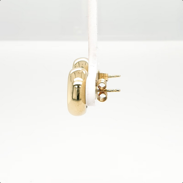 Aquamarin Ohrstecker 585 Gelbgold 14kt Ohrring