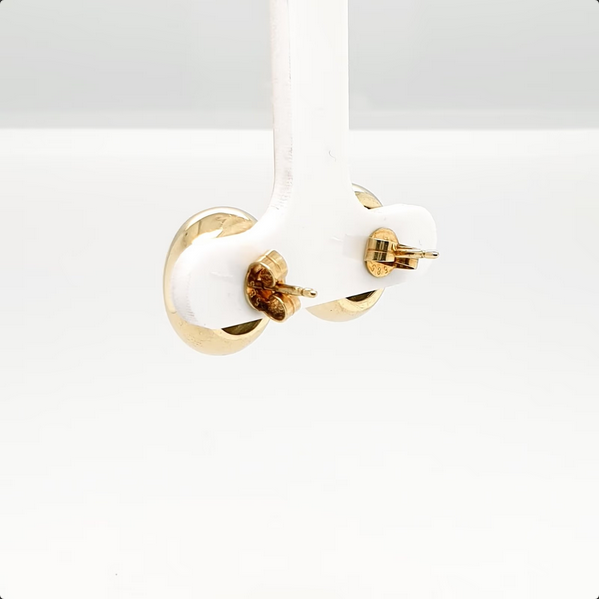 Aquamarin Ohrstecker 585 Gelbgold 14kt Ohrring