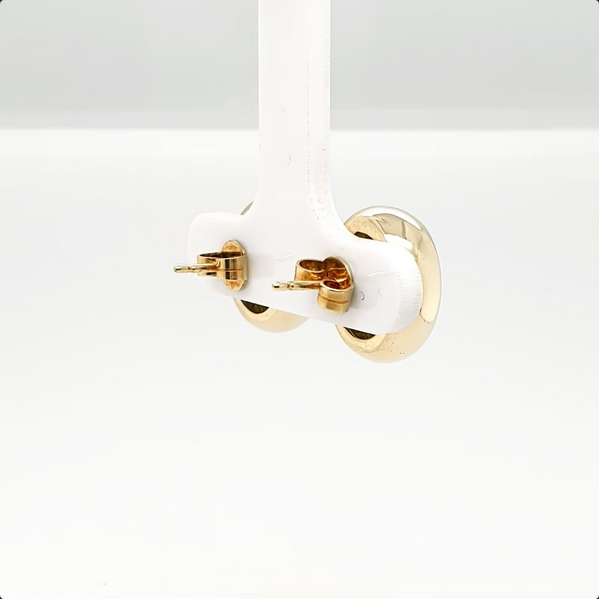 Aquamarin Ohrstecker 585 Gelbgold 14kt Ohrring