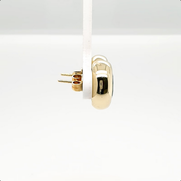 Aquamarin Ohrstecker 585 Gelbgold 14kt Ohrring