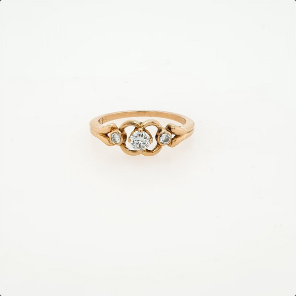 Ring Rosègold 750/18kt Brillanten Gr. 53