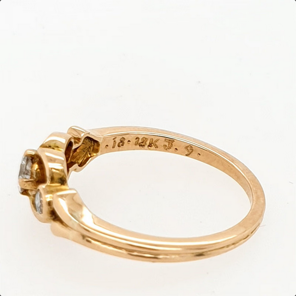 Ring Rosègold 750/18kt Brillanten Gr. 53