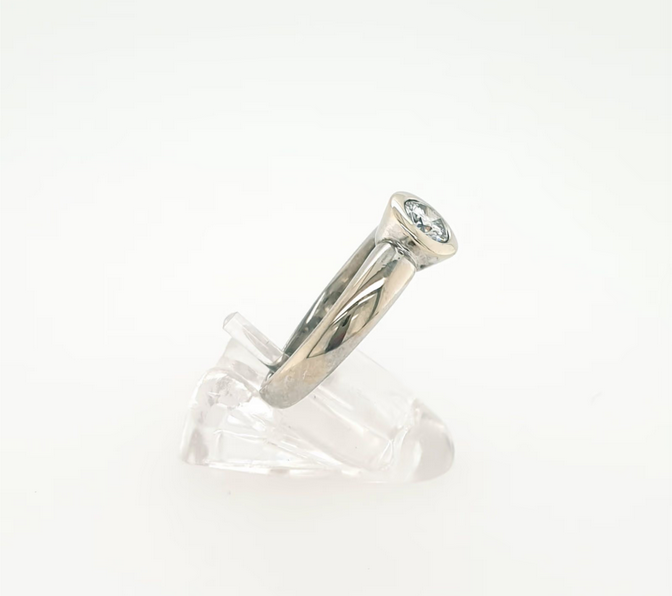 Christ Solitär Ring Weißgold 585/14kt Brillant ca. 0,50 ct/si Gr. 52