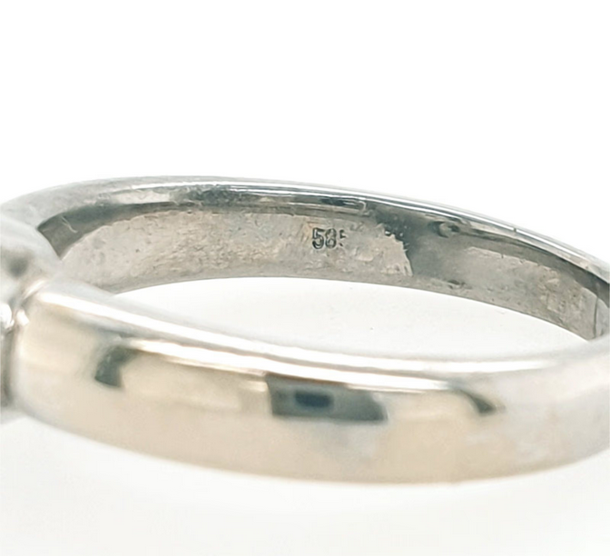 Christ Solitär Ring Weißgold 585/14kt Brillant ca. 0,50 ct/si Gr. 52