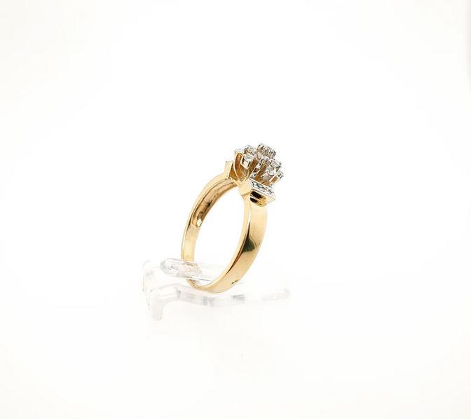 Damenring Gelbgold 585/14kt Zirkonia Gr. 56