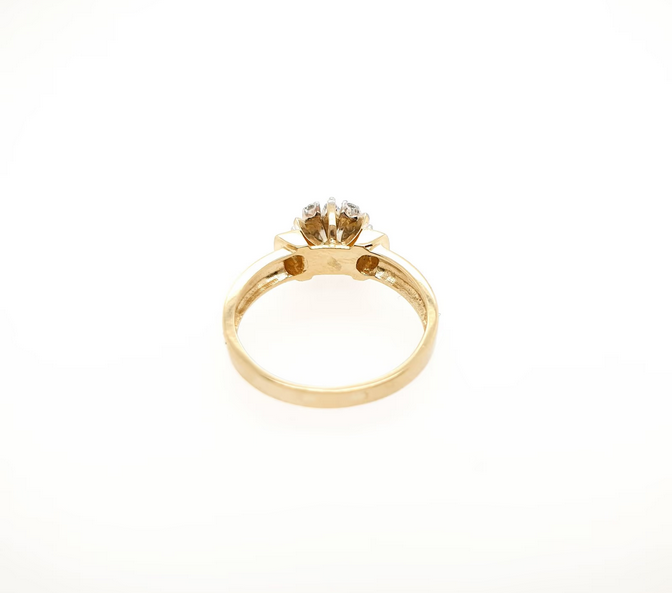 Damenring Gelbgold 585/14kt Zirkonia Gr. 56