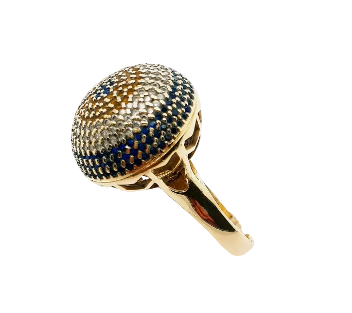 Ring Goldring 585/14kt Auge Gelbgold Gr.58