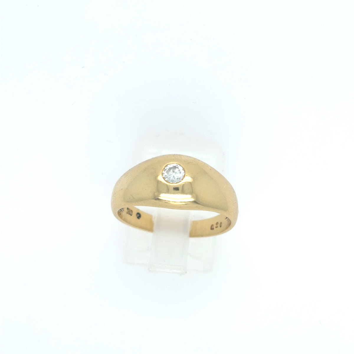 Ring Gelb Gold 750 18kt mit Brillant