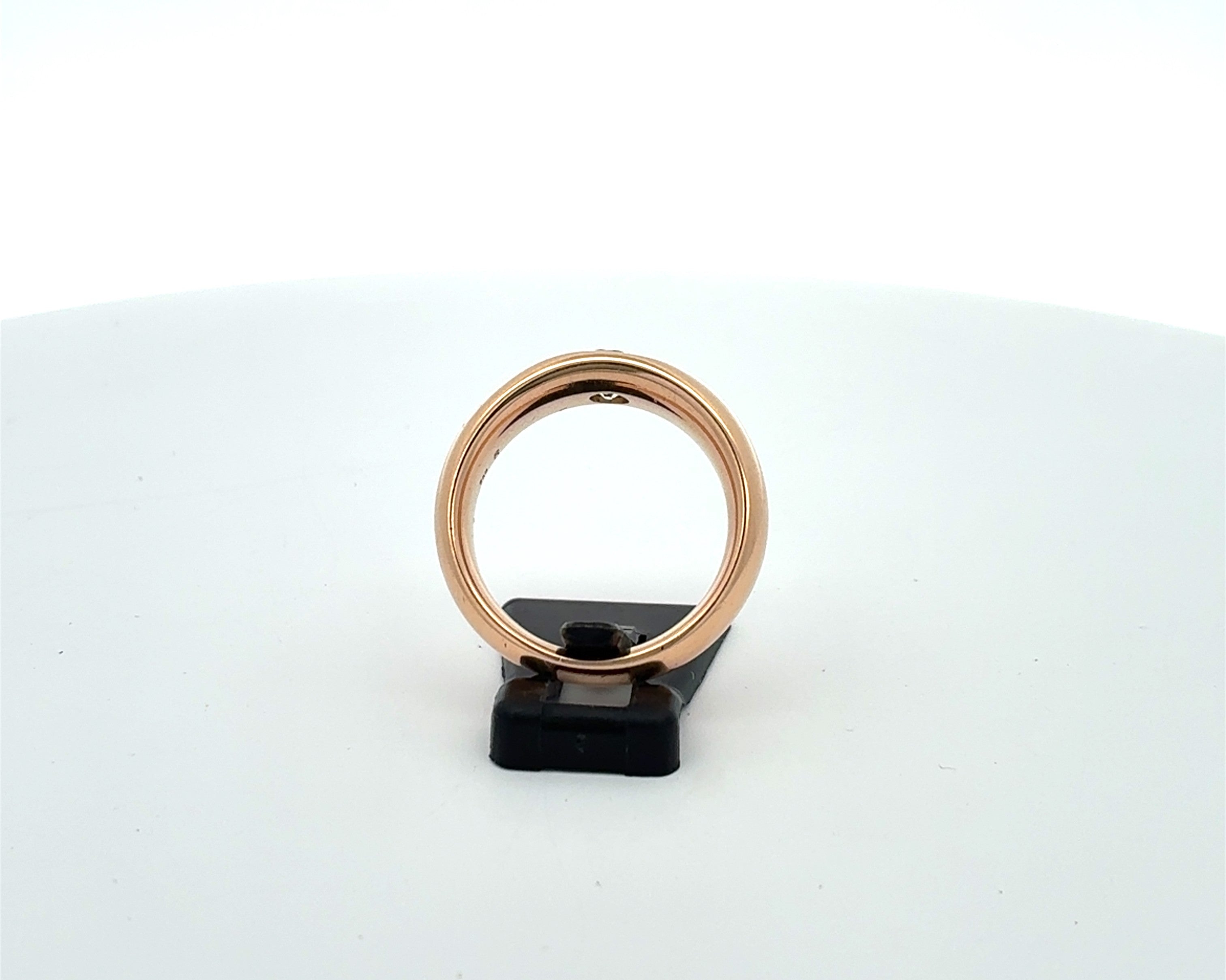 Ring Gelb Gold 750 Diamant Unisex Schmuck Geschenk
