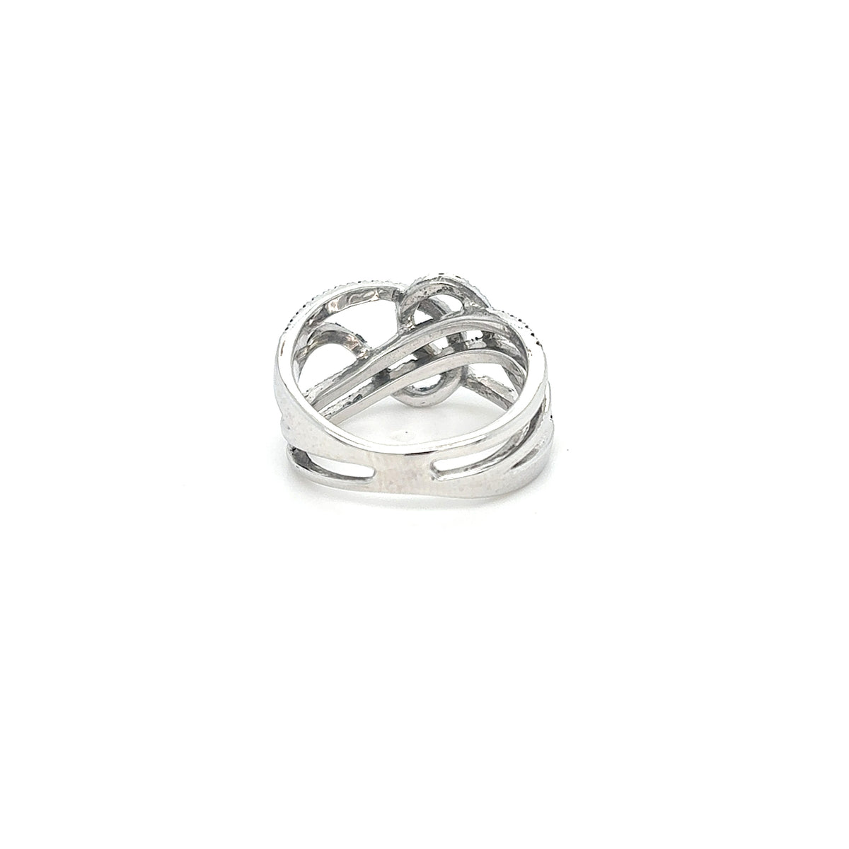 Ring Weiß Gold 585 14 kt Brillanten Gelb Damen