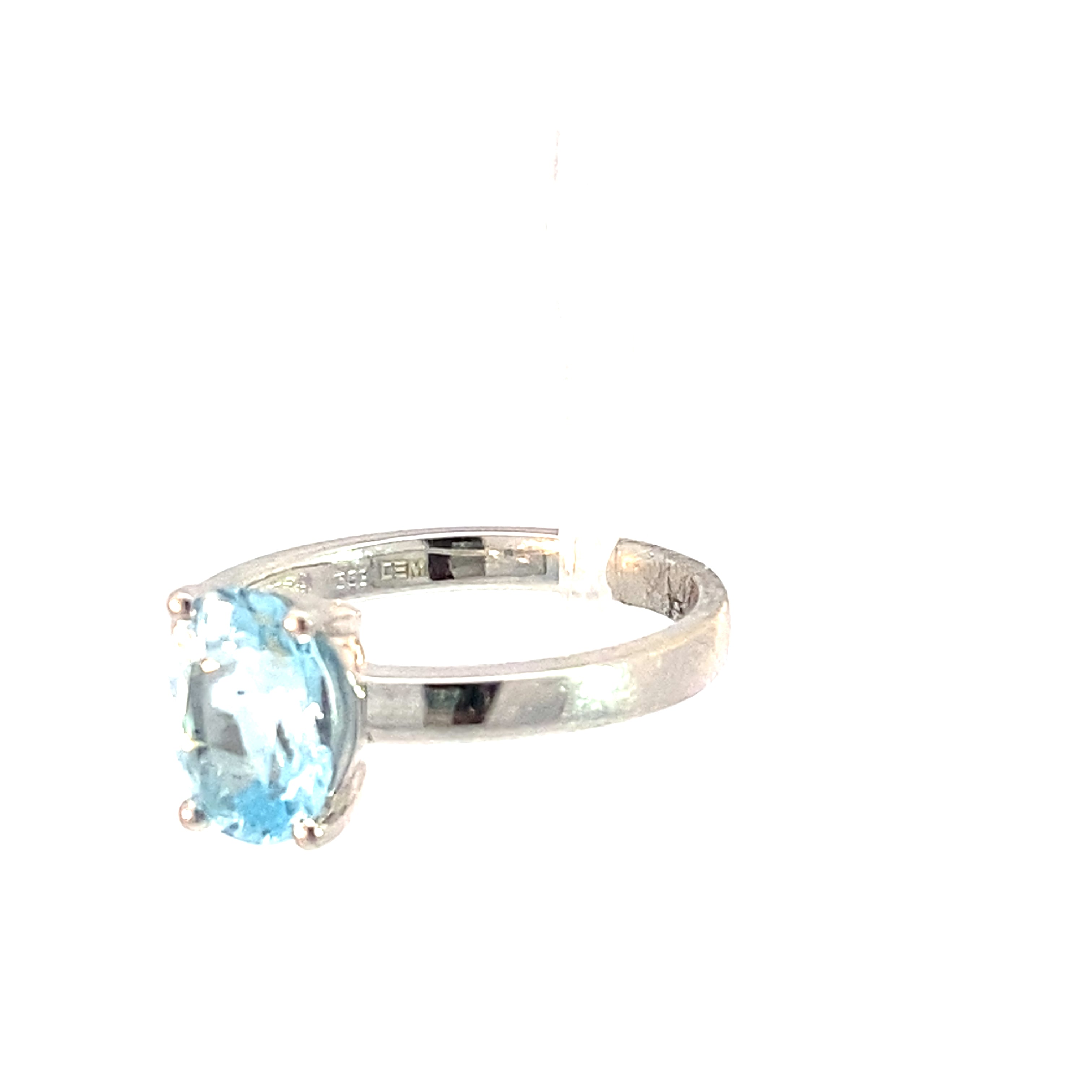 Ring Weißgold 333 8 Karat Gold Gr. 54