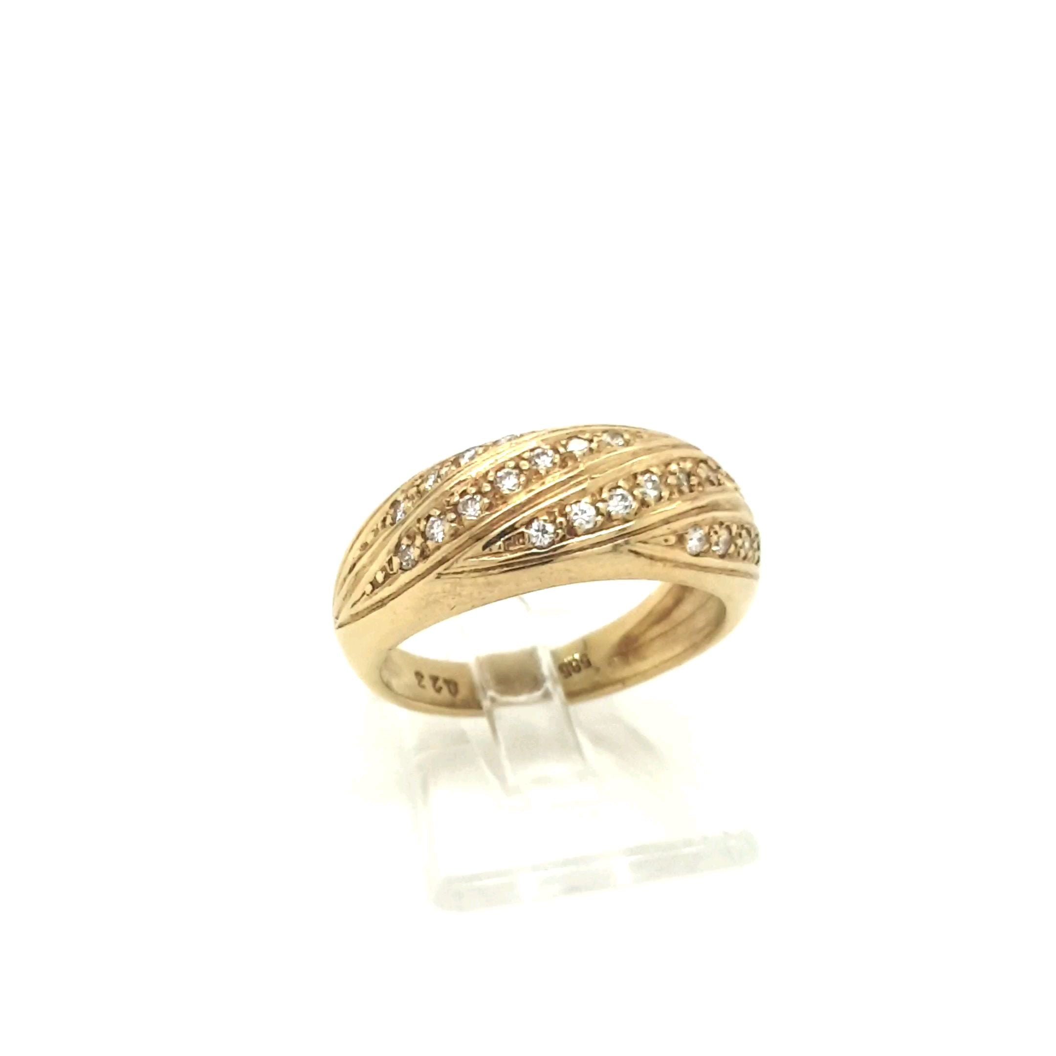 Brillant Gold Ring 585 14kt Gr.54