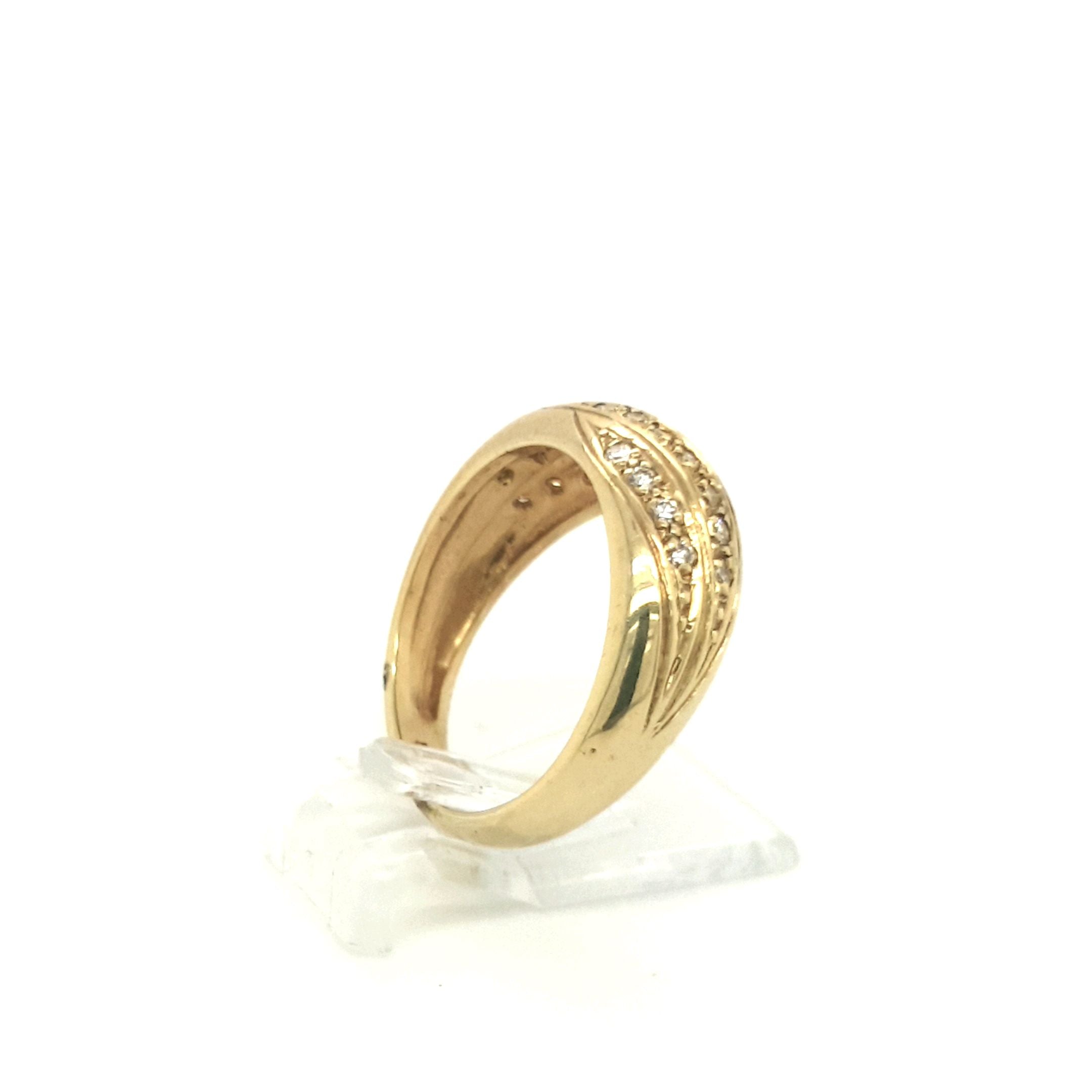 Brillant Gold Ring 585 14kt Gr.54
