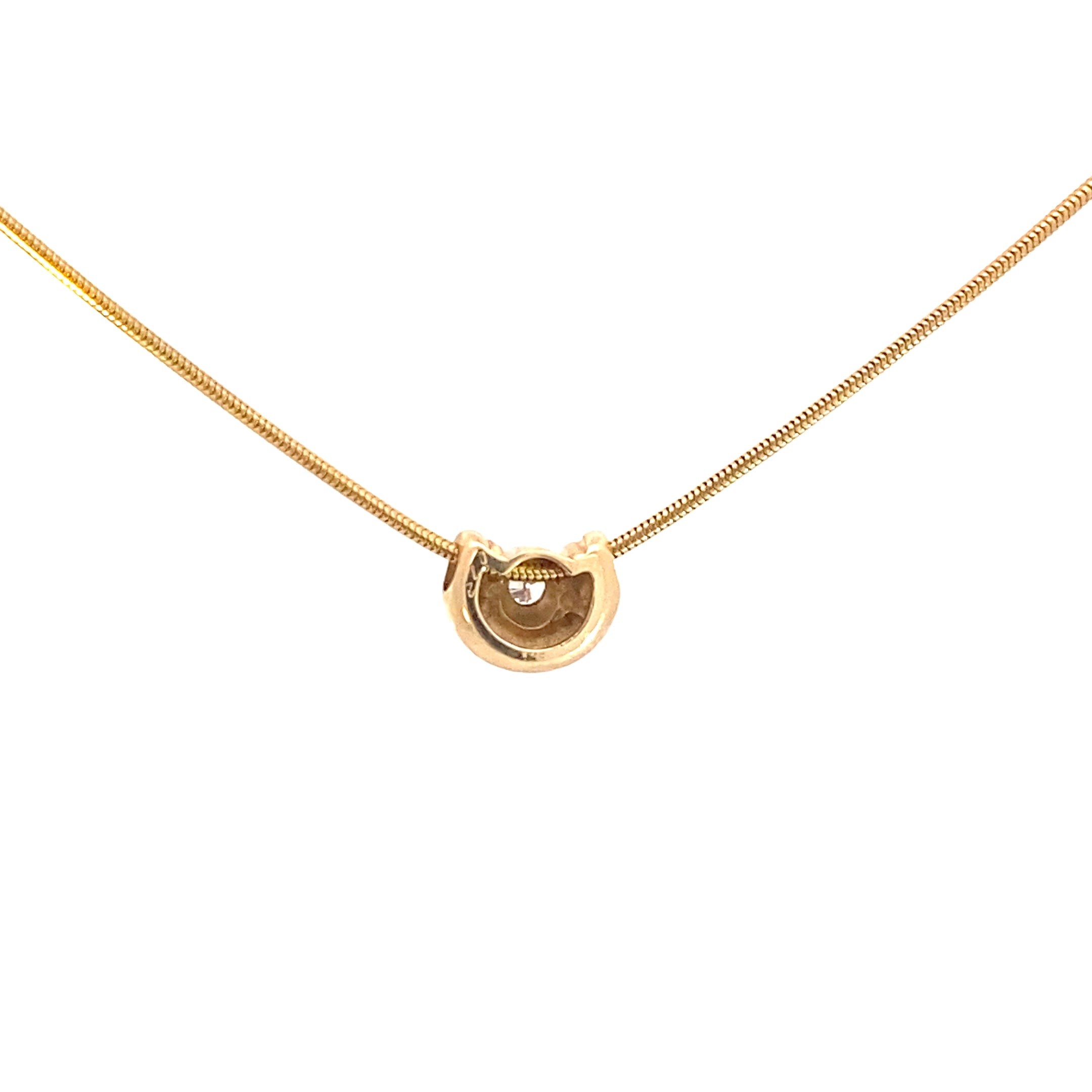 Brillant Kette Gelb Gold 750 18 Karat