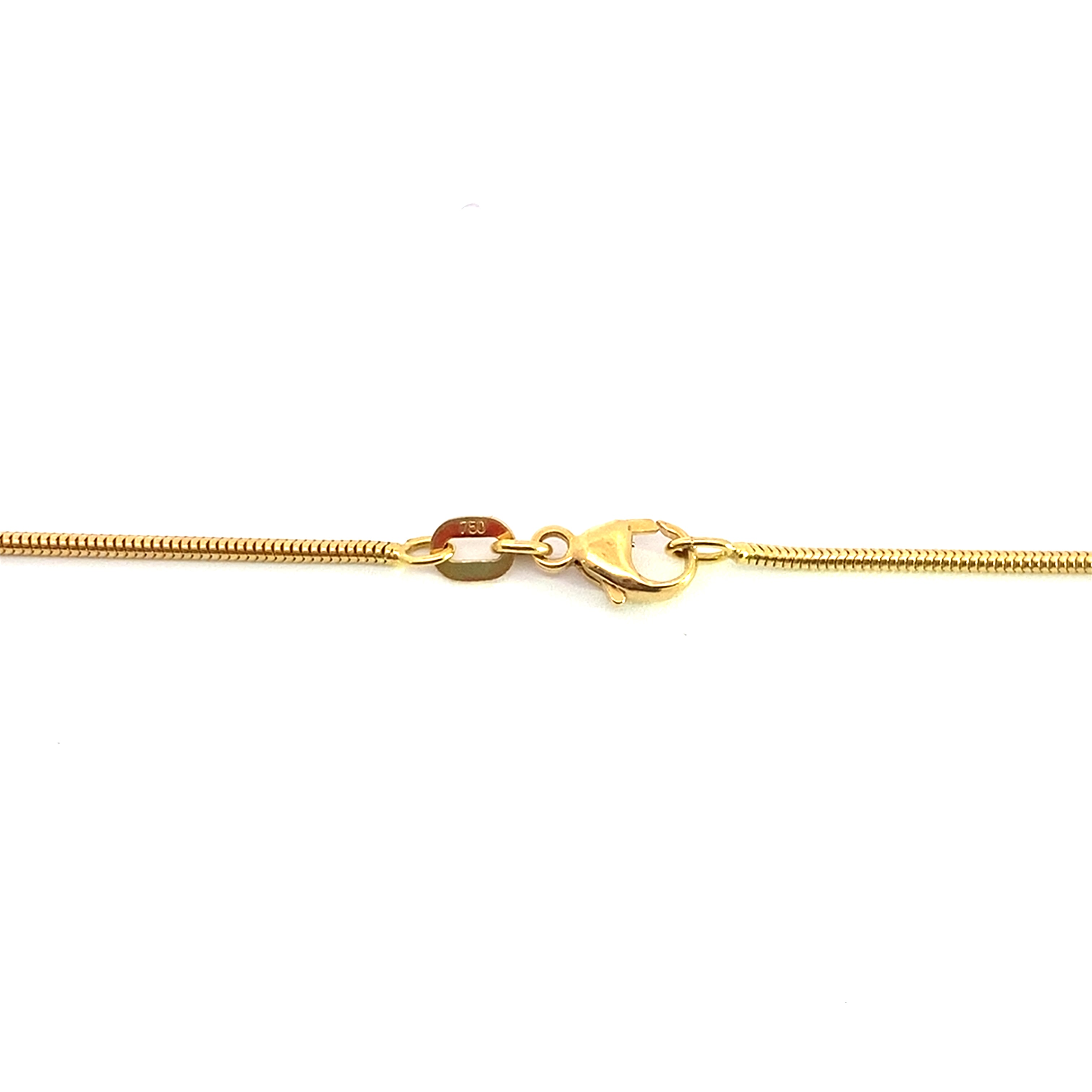 Brillant Kette Gelb Gold 750 18 Karat