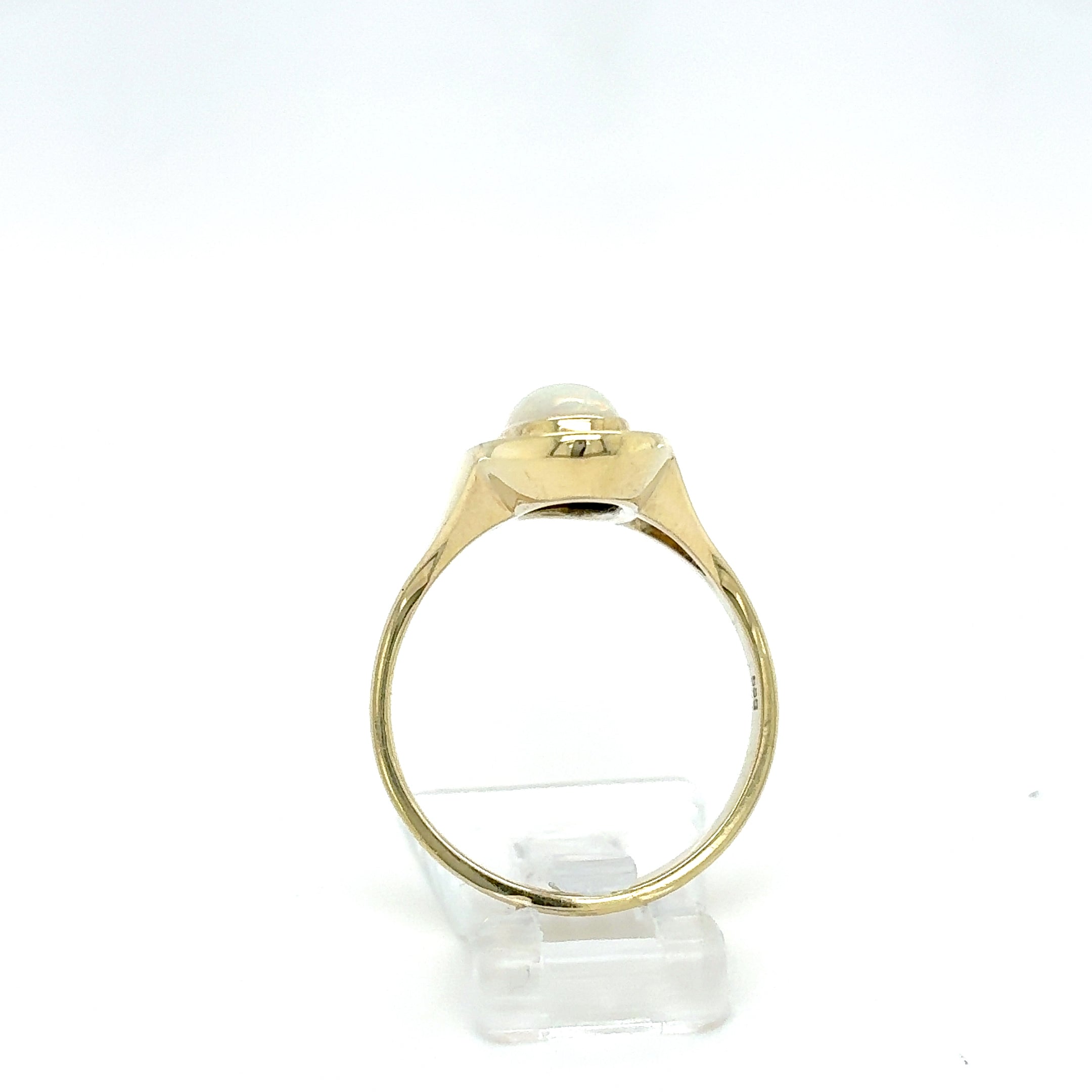 Damen Ring Gelbgold Opal 585/14 Karat Gr.58 Schmuck