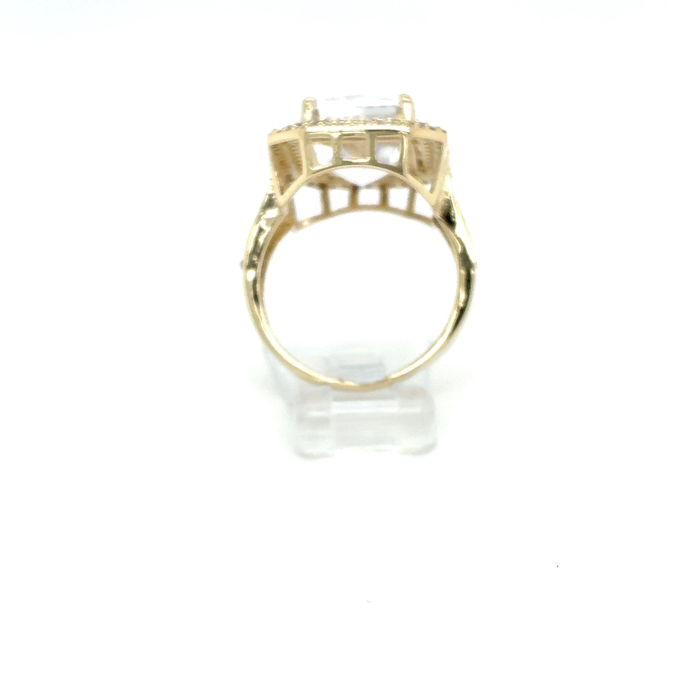 Zirkonia Ring 585 Gelbgold 14kt Gr. 55 206014