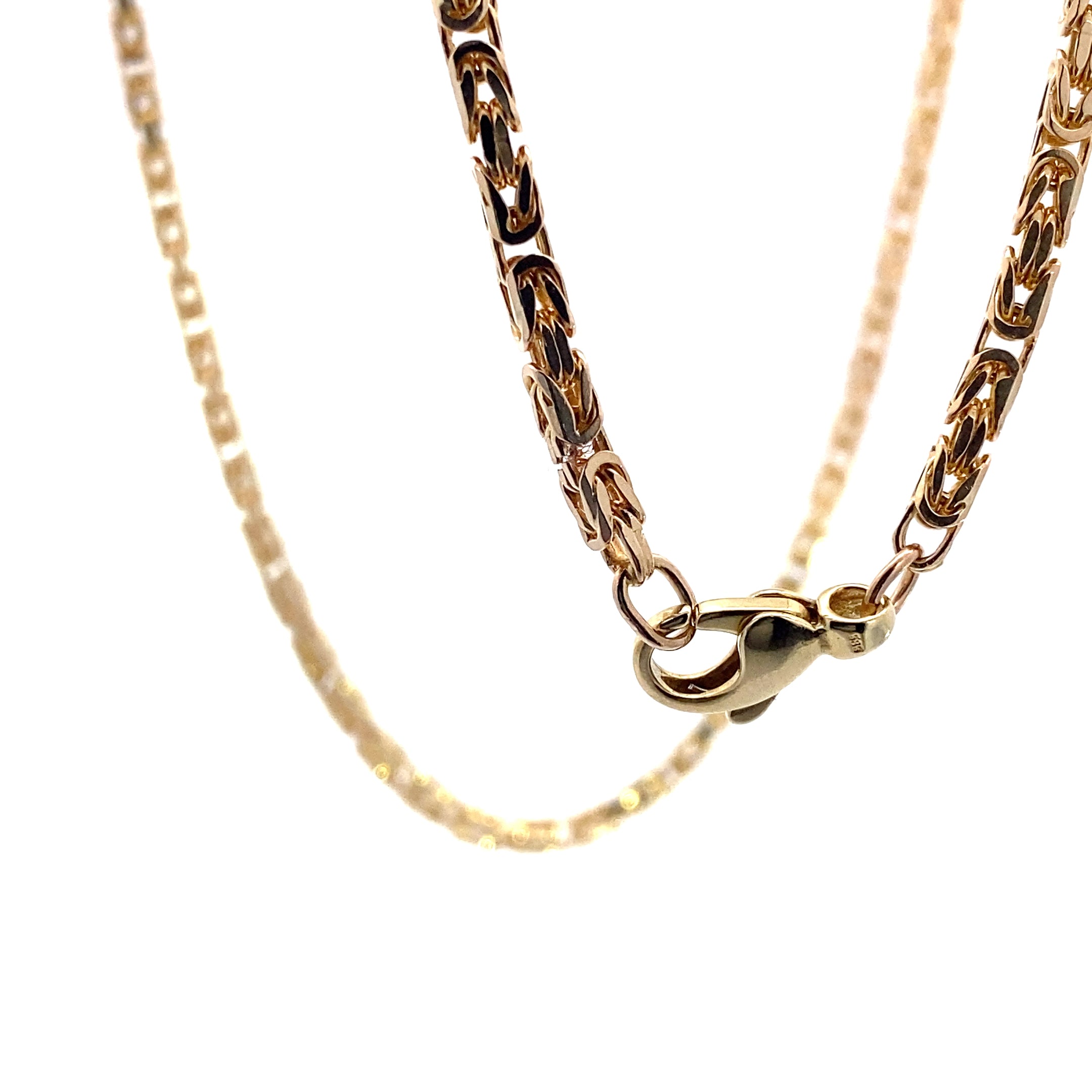 Königskette Gelbgold 585 14 Karat Schmuck