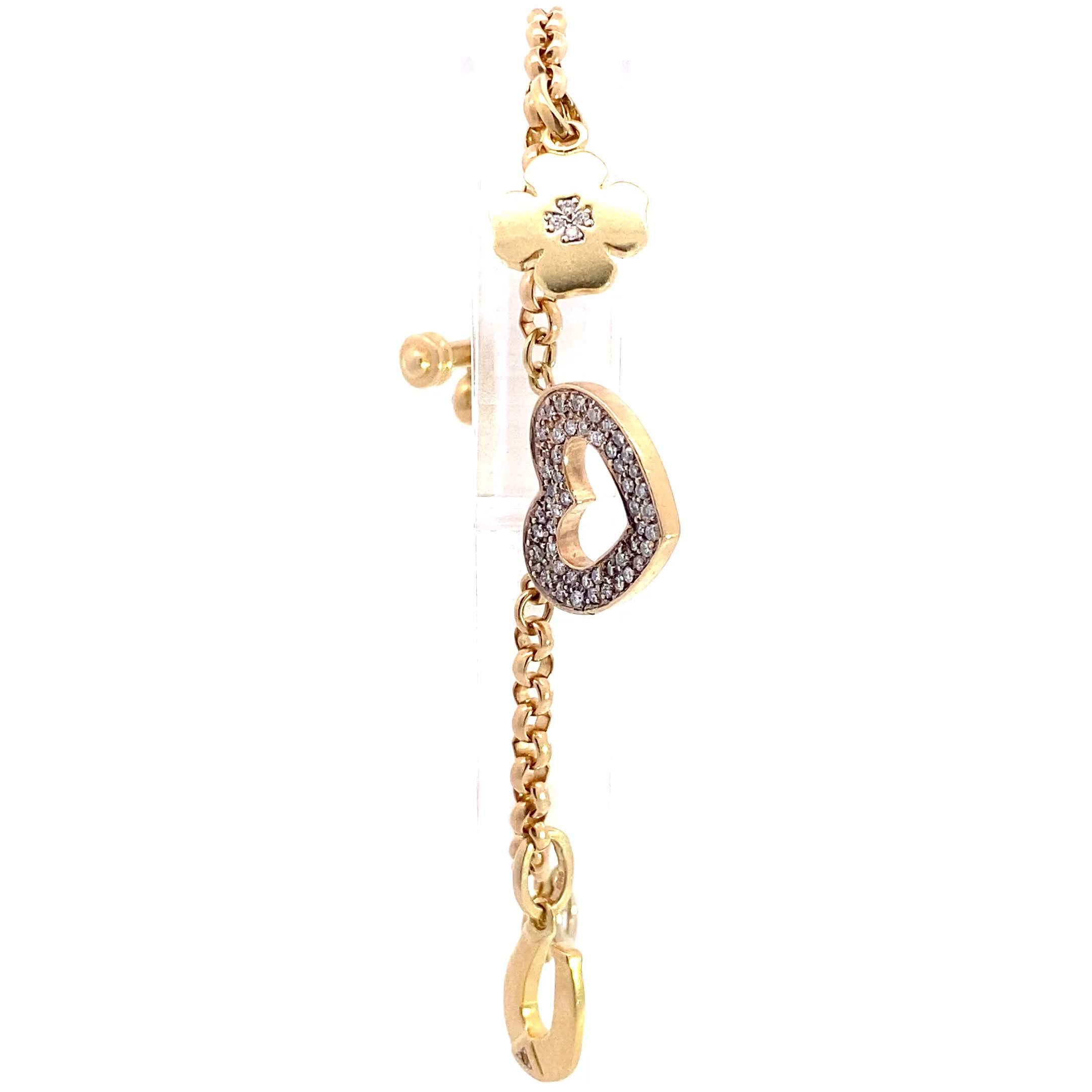Armband Gelb Gold 585 14 Karat Brillant