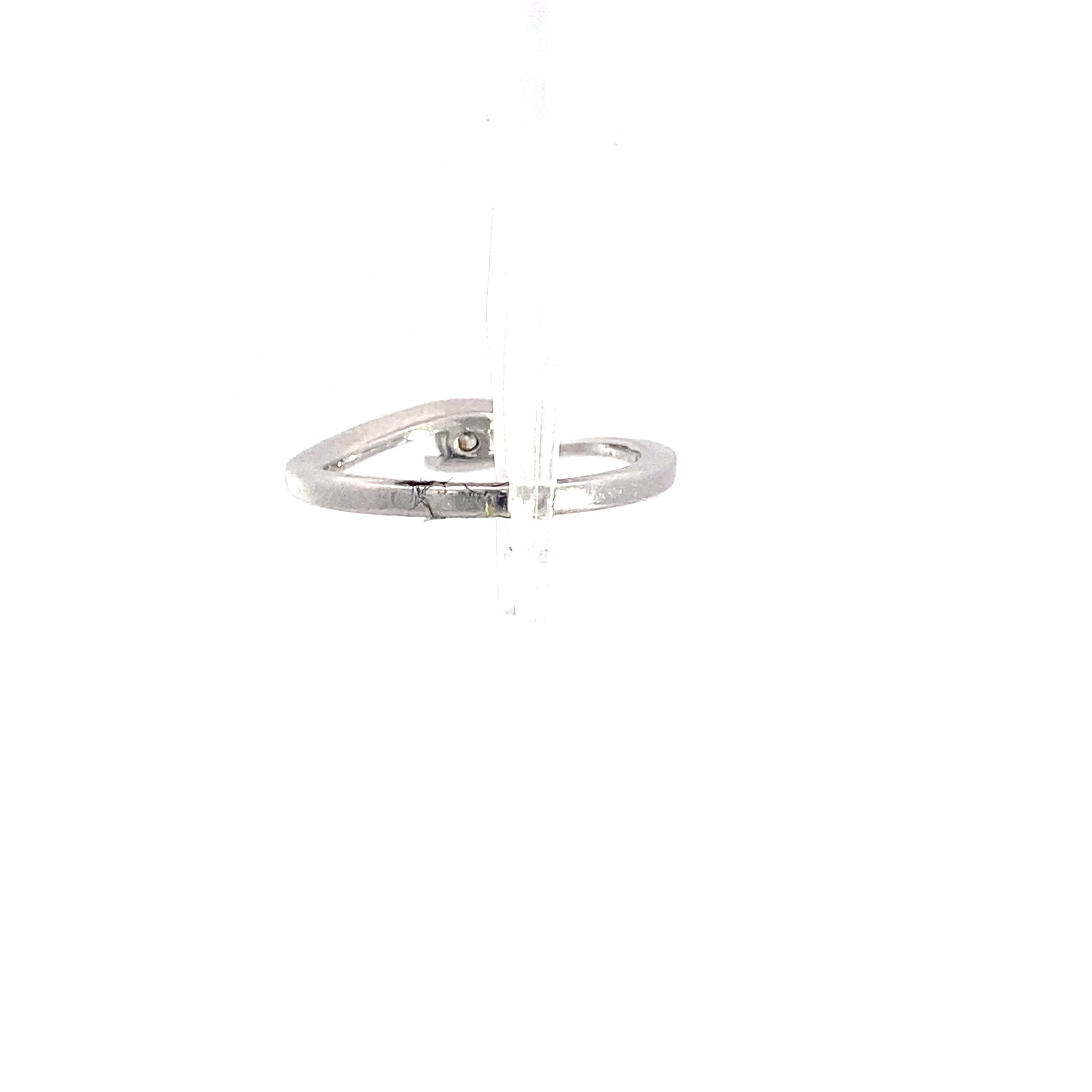 Brillant ca. 0,15ct Ring Weißgold 585 14 Karat