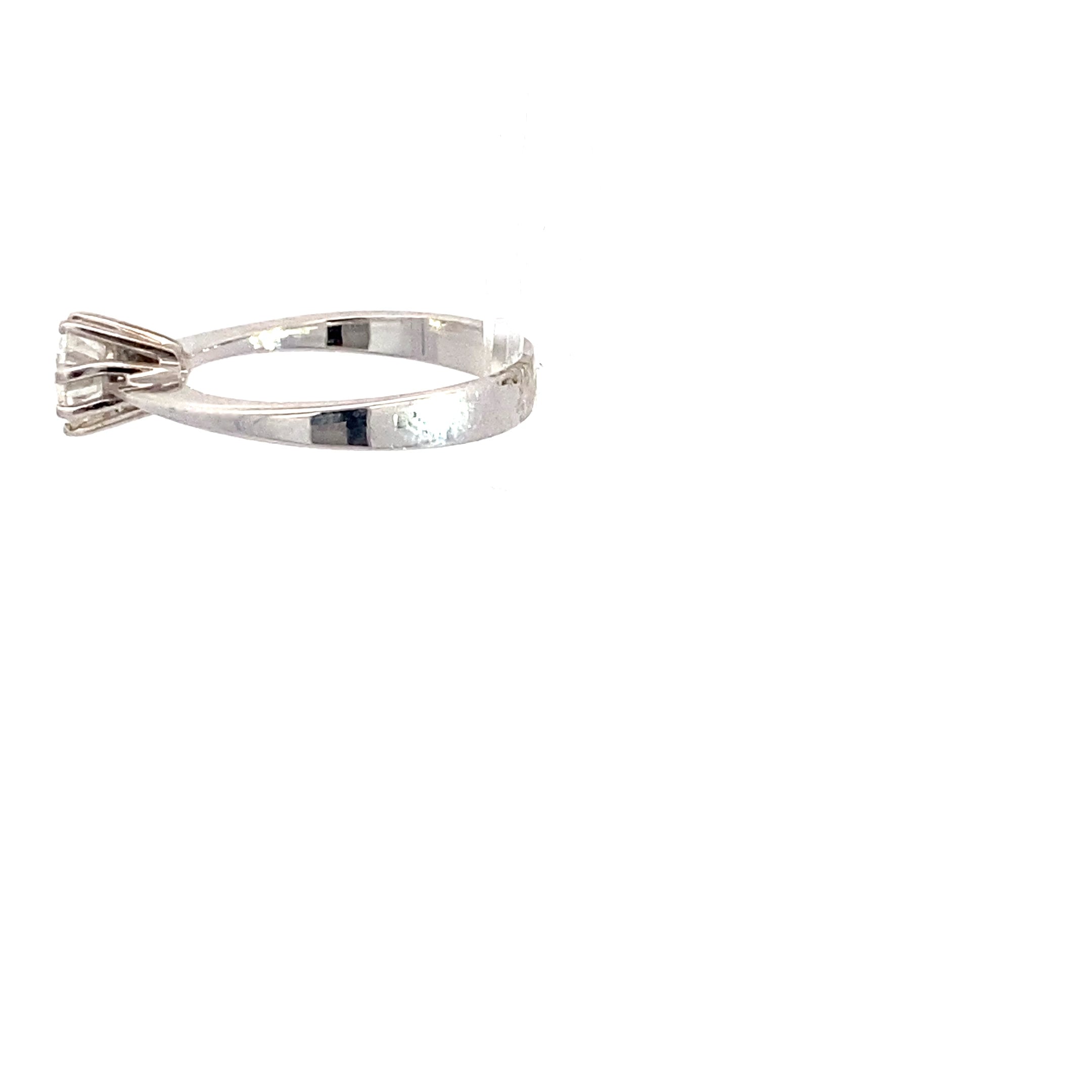Brillant ca. 0,50ct Ring Weißgold 750 18 Karat