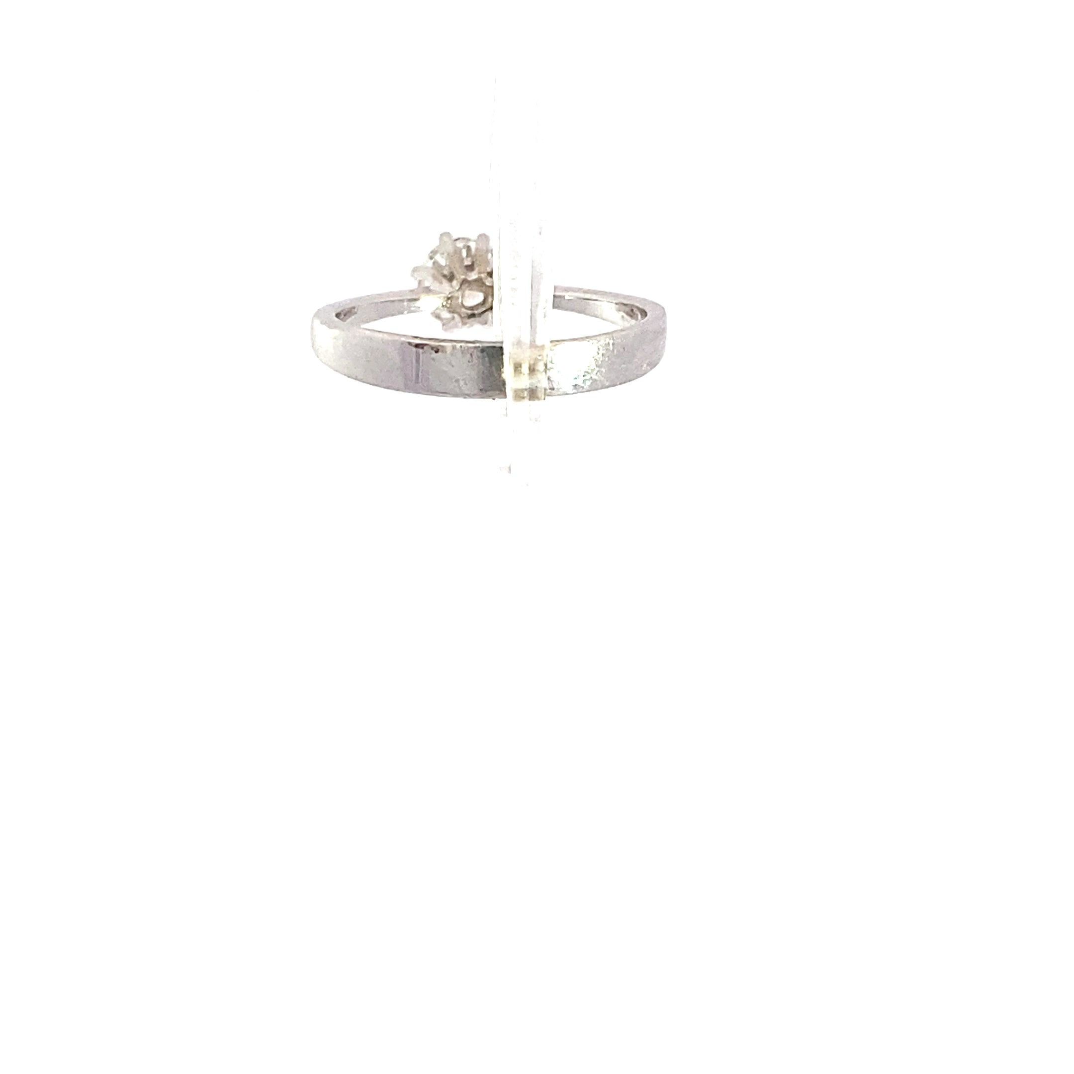 Brillant ca. 0,50ct Ring Weißgold 750 18 Karat