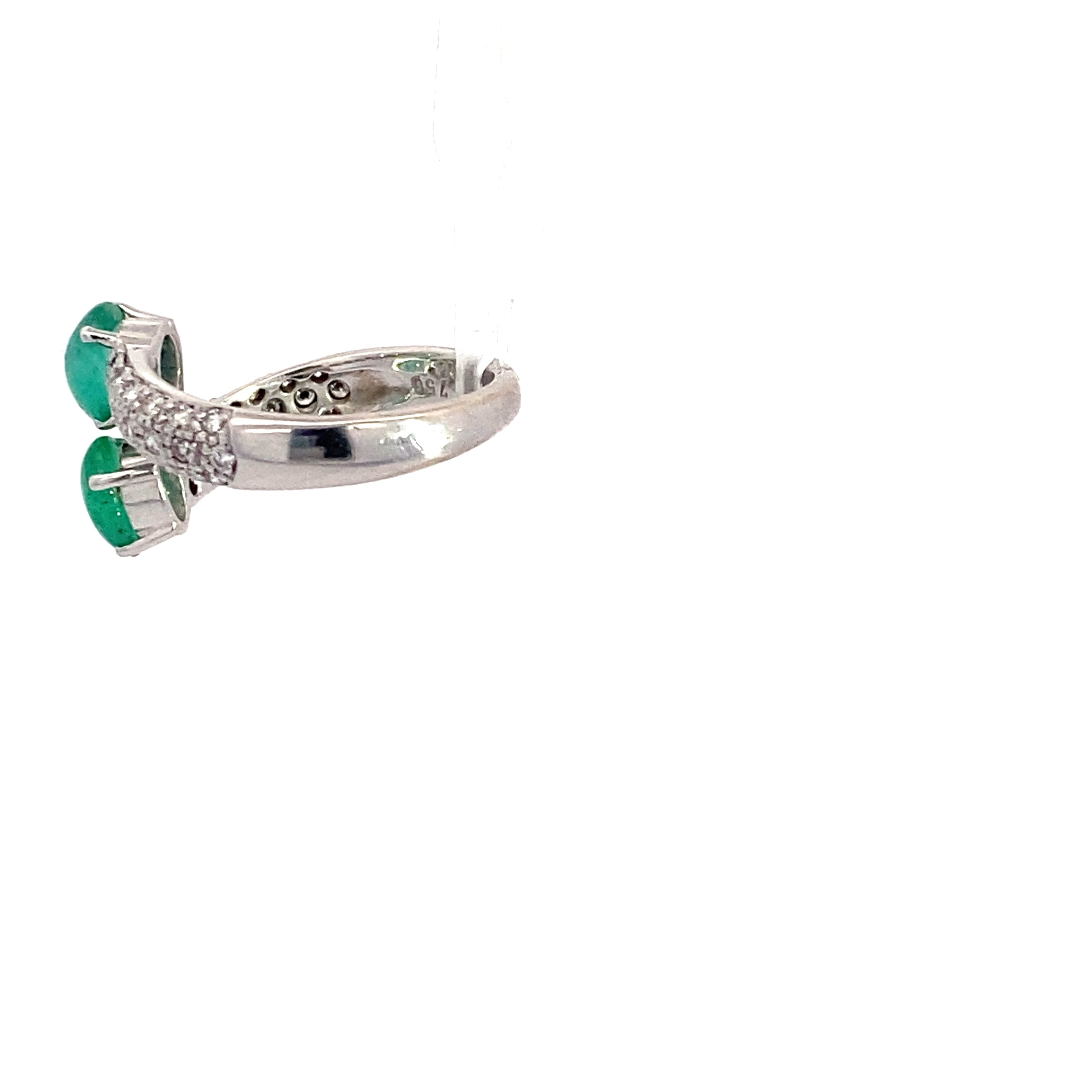 Brillanten ca. 0,36ct Ring Weißgold 750 18 Karat